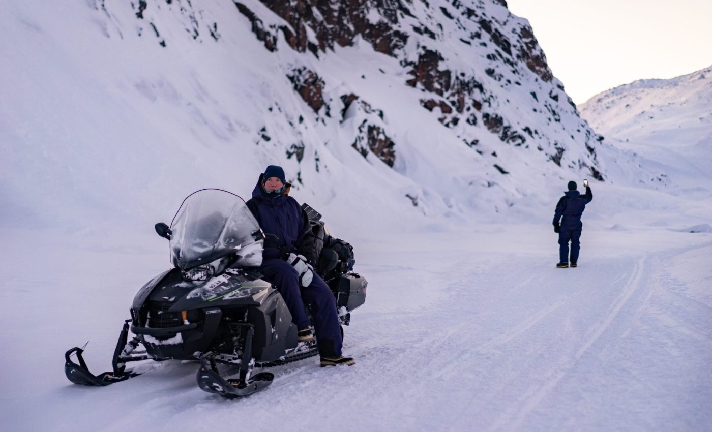 snescooter vnter gæst @Filip Gielda, Visit Greenland 2019